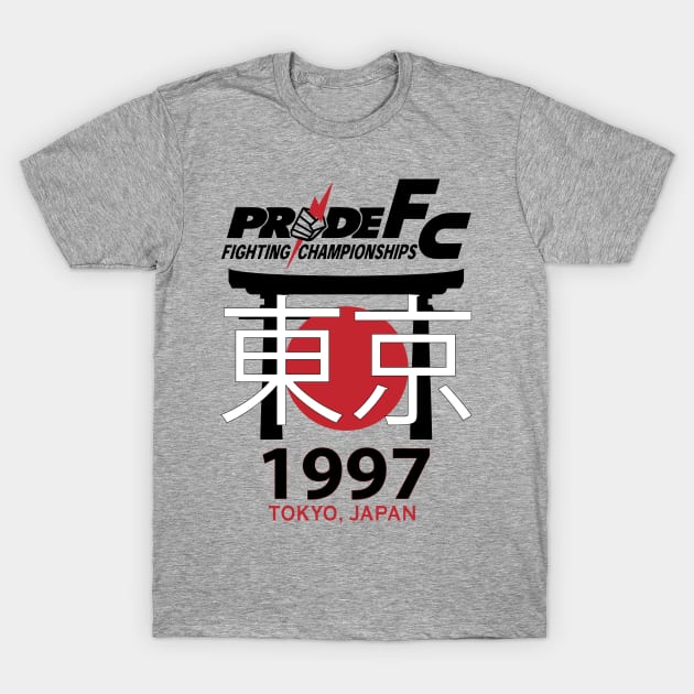 Pride FC 1997 Japan T-Shirt by cagerepubliq